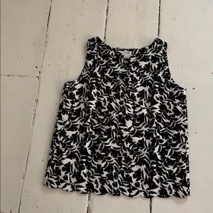 Open back swing shirt